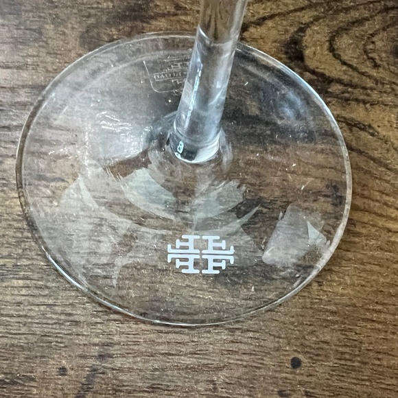 Fitz and Floyd Gold Medley Mouth Blown Glass Set of 4 Wine Goblets - Picture 5 of 9